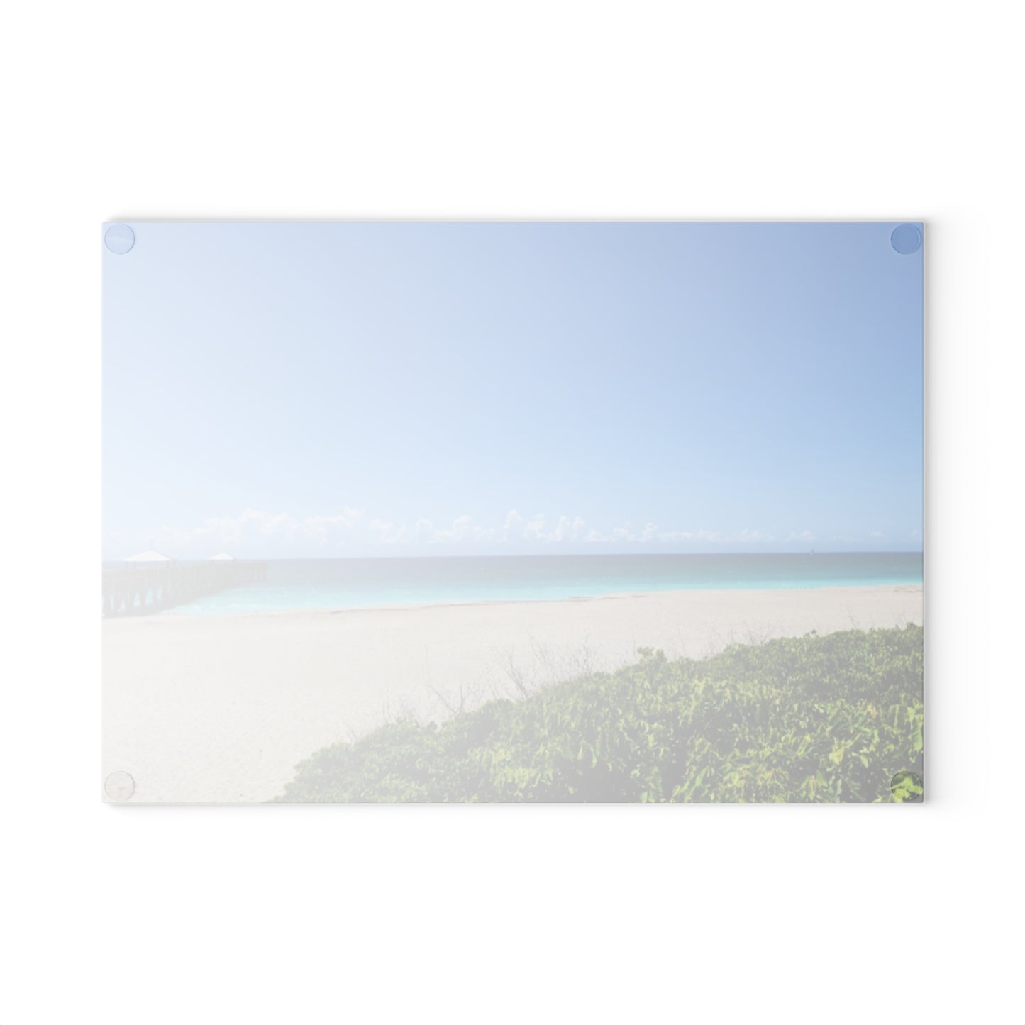 Cutting Board - Beach Day Glass Board