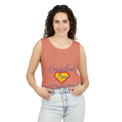 Tank Top - Homeschool Superpowers Unisex Garment-Dyed Tank Top