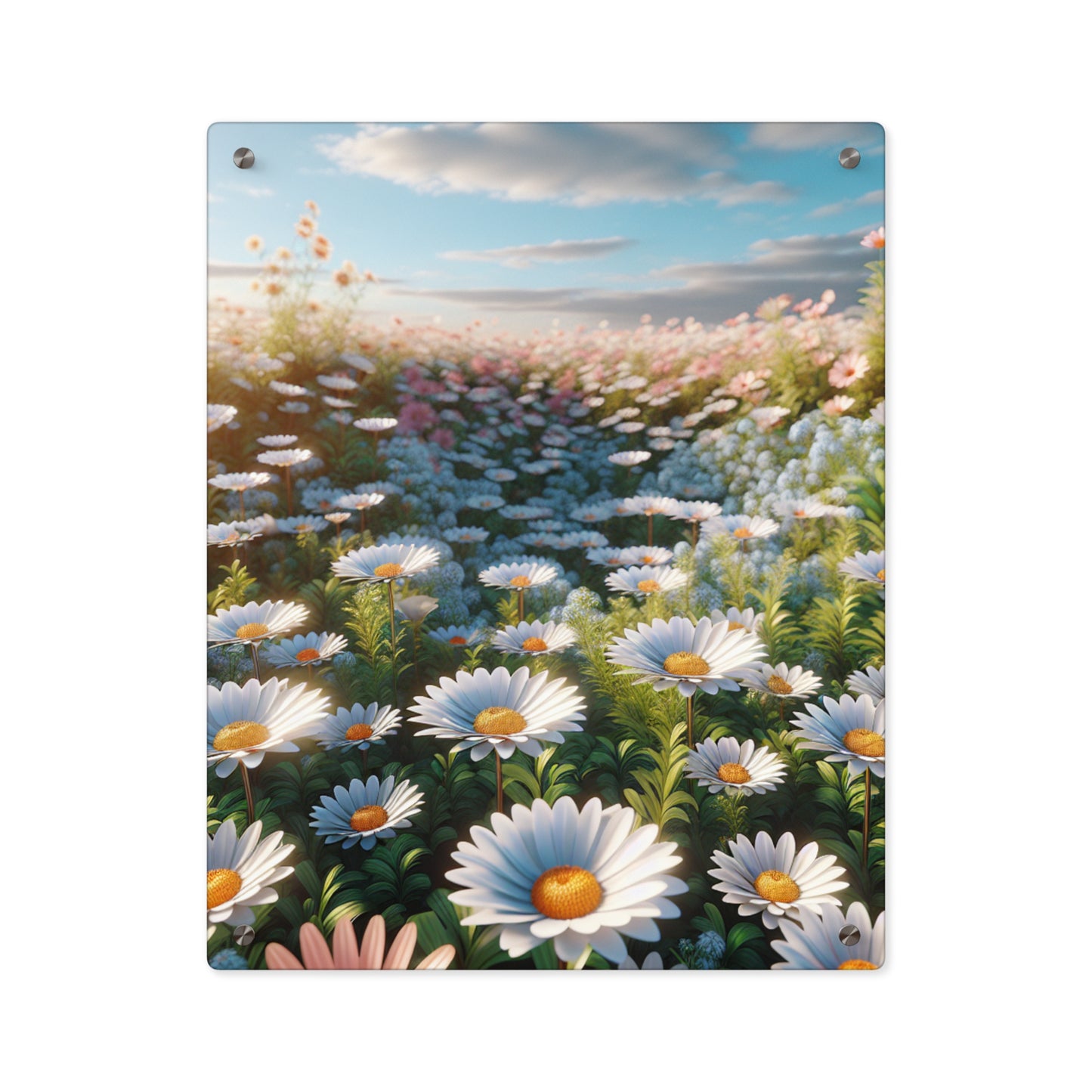 Daisy Field Acrylic Wall Art