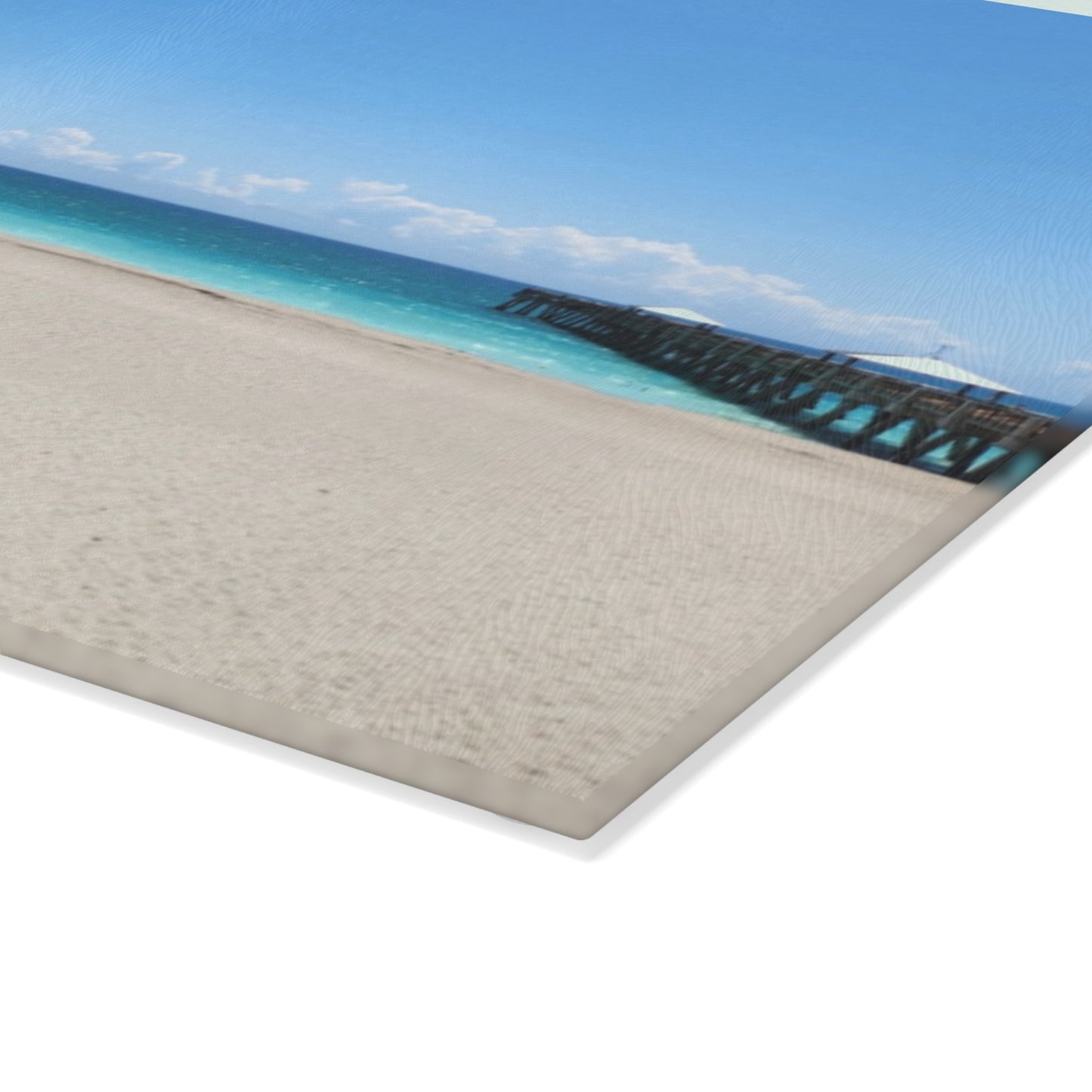 Cutting Board - Beach Day Glass Board