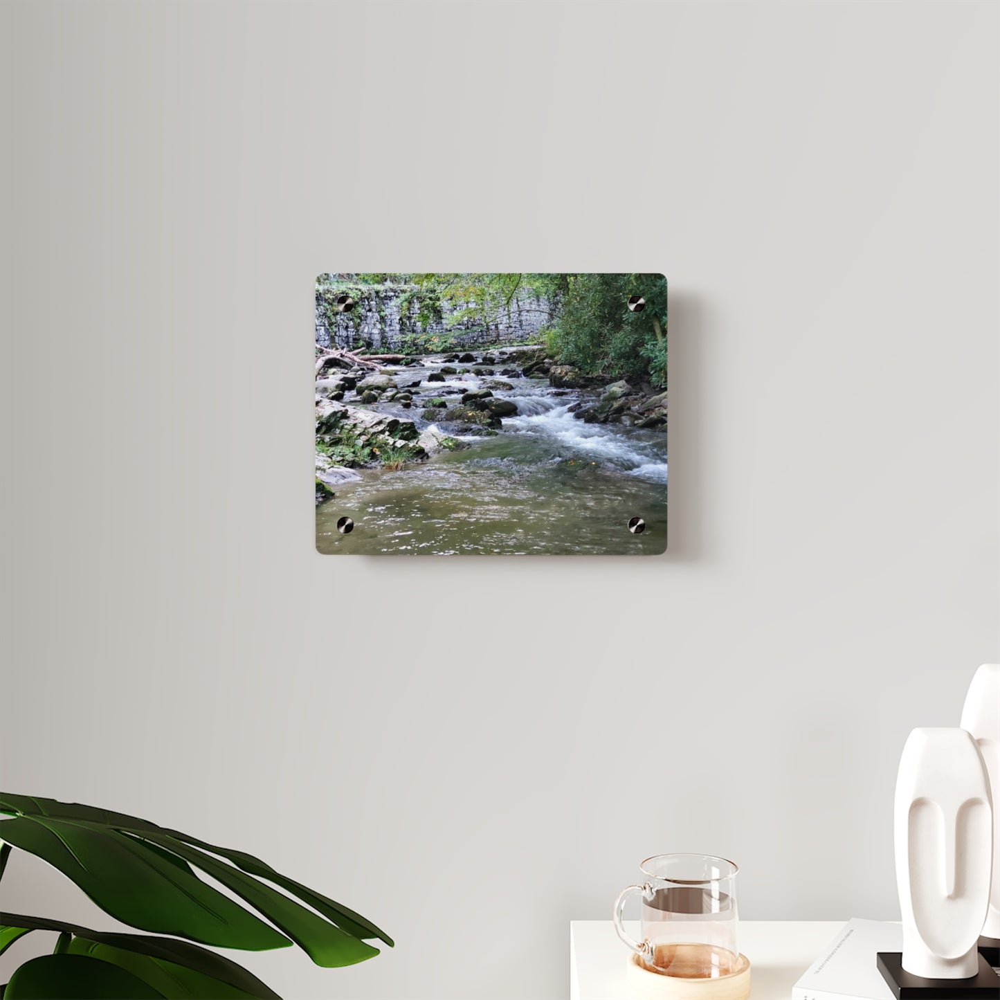 Nature Waterfalls Acrylic Wall Art Panels