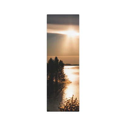 Metal Art Sign - Sunset Over Water