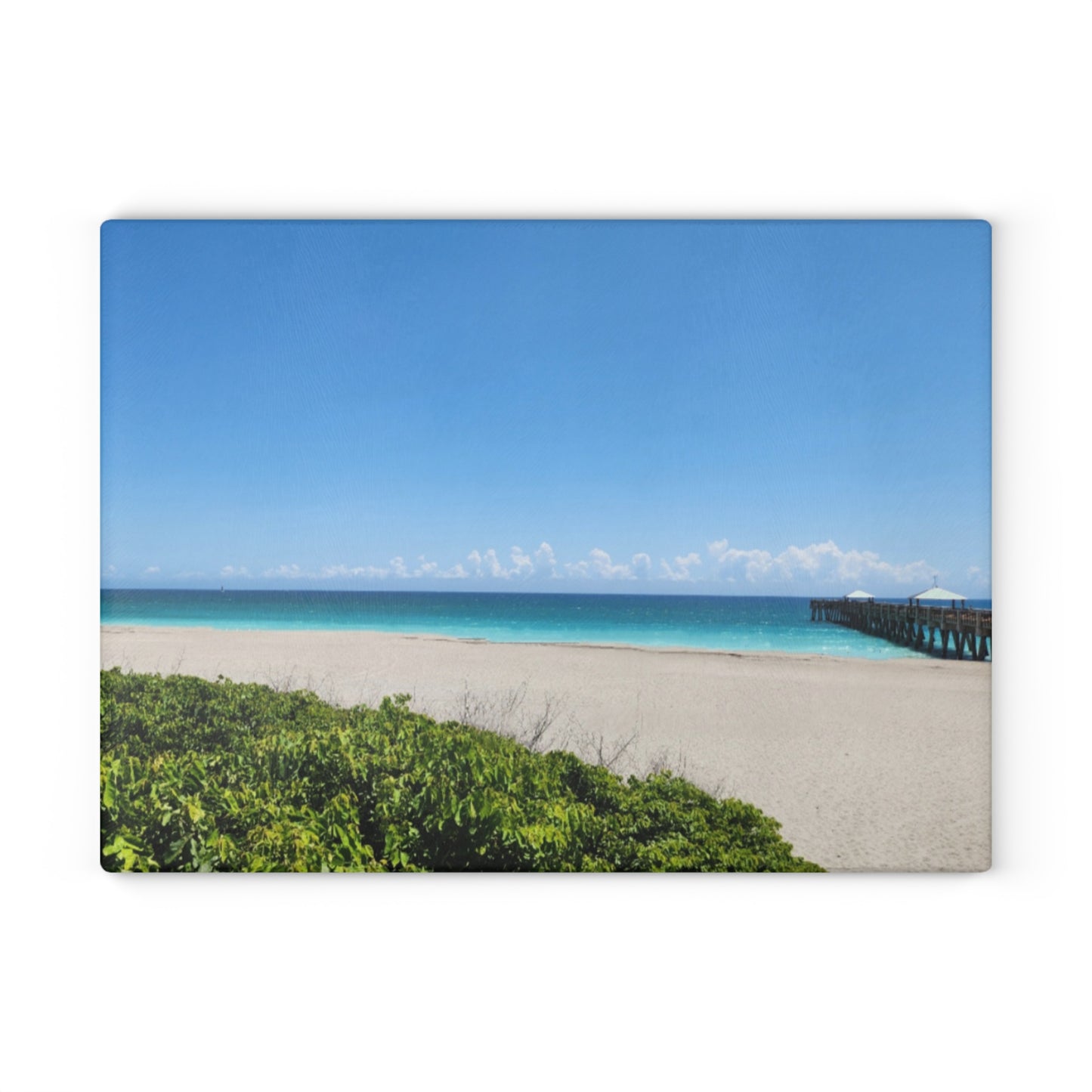 Cutting Board - Beach Day Glass Board