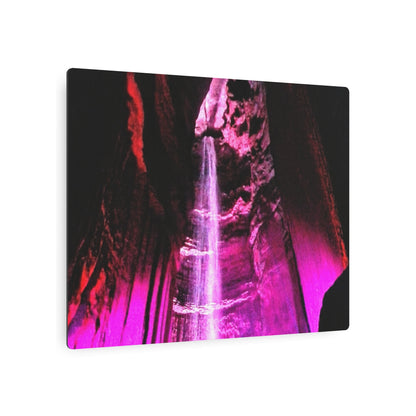 Metal Art Sign - Colorful Underground Waterfall Wall Decor