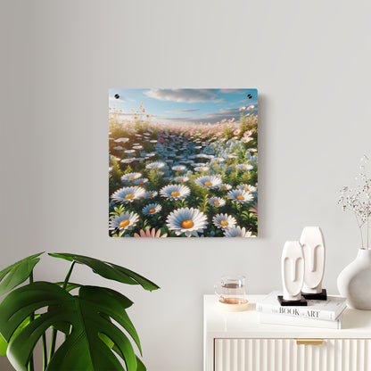 Daisy Field Acrylic Wall Art