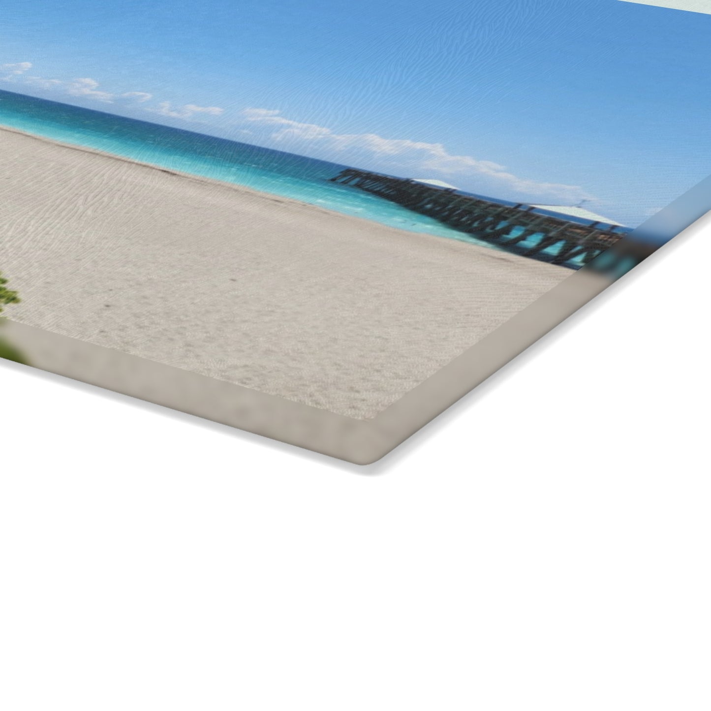 Cutting Board - Beach Day Glass Board